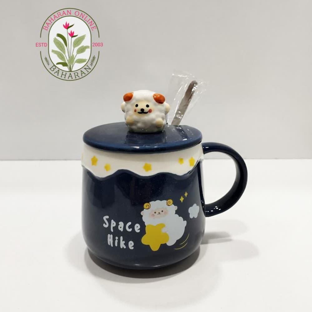 لیوان ماگ سرامیکی رنگ سرمه ای کد L_M 4